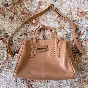 Lucky leather satchel purse